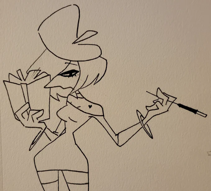 Weirdly shaped lady 