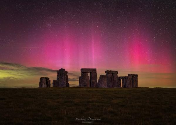 #Stonehenge #auroresboreales