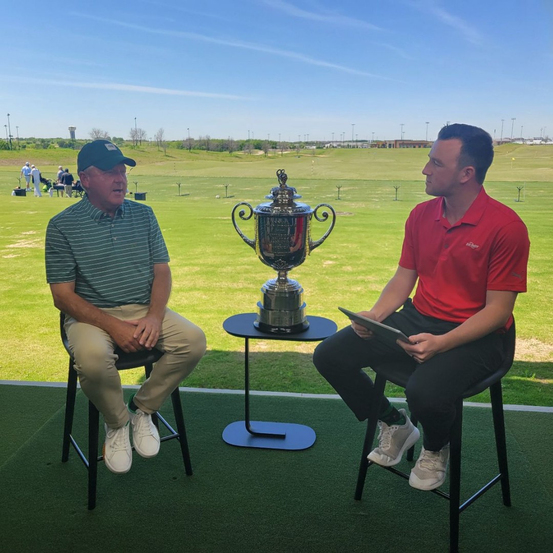 Coming up on the next episode of the 2nd Swing Thoughts Podcast! ⛳ Take a peep at that trophy 👀 @PGA @PGAChampionship #2ndswingolf #golf