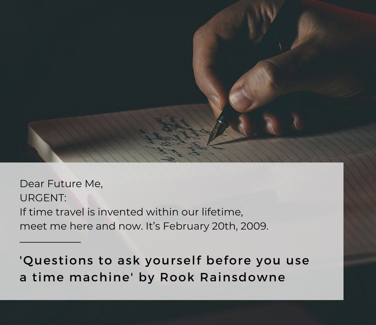 Today we have new poetry by Rook Rainsdowne! (<a href="/rookspooks/">Rook Spooks 💀</a>) 

Read ‘Questions to ask yourself before you use a time machine’: enbylife.net/2024/05/13/que…