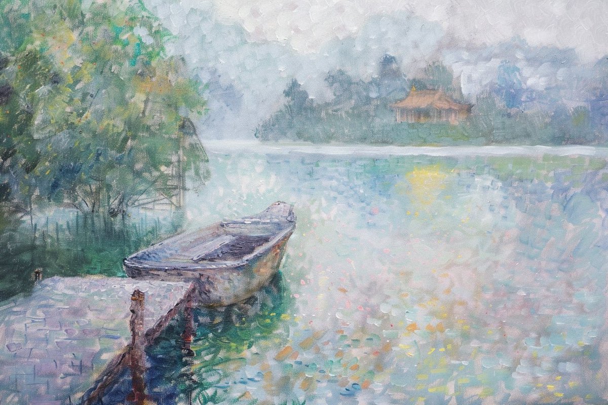 West Lake, Hangzhou China.
This work was created using AI, inspired by the style of Impressionist artist Charles Ingrand.
#AIart #Impressionism #AIgeneratedArt #DigitalImpressionism #ArtificialCreativity #ArtTech #AIandArt #MonetInspired #CreativeAI #LakeScenery #AIpainting
