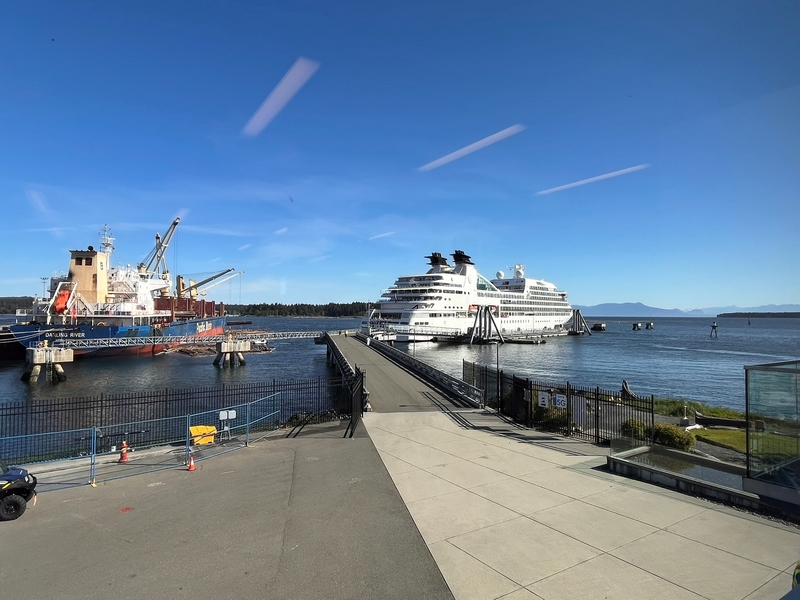 Seabourn Odyssey Marks Nanaimo's First Cruise Ship Arrival Since 2019 cruiseindustrynews.com/?p=94532