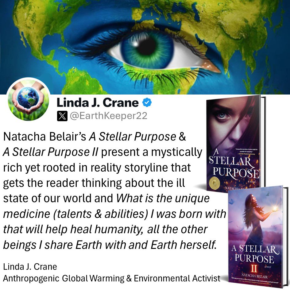 Beautifully said LJC 💚👏👏 

This is exactly why I created thought-provoking adventures set in inspirational storylines that address:
#EnvironmentalProtection 
#ClimateAction
#AnimalRights 
#SocialResponsibility
#LifePurpose

#EarthKeepersUnite 💚🌎💚🌳

NatachaBelair.com