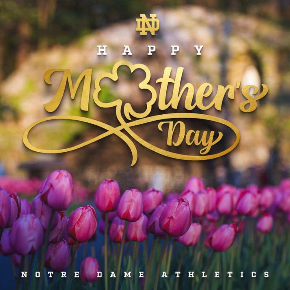 Our biggest supporters 🫶 We’d like to wish all our hockey moms and mom-figures a very special day. #GoIrish | #HappyMothersDay