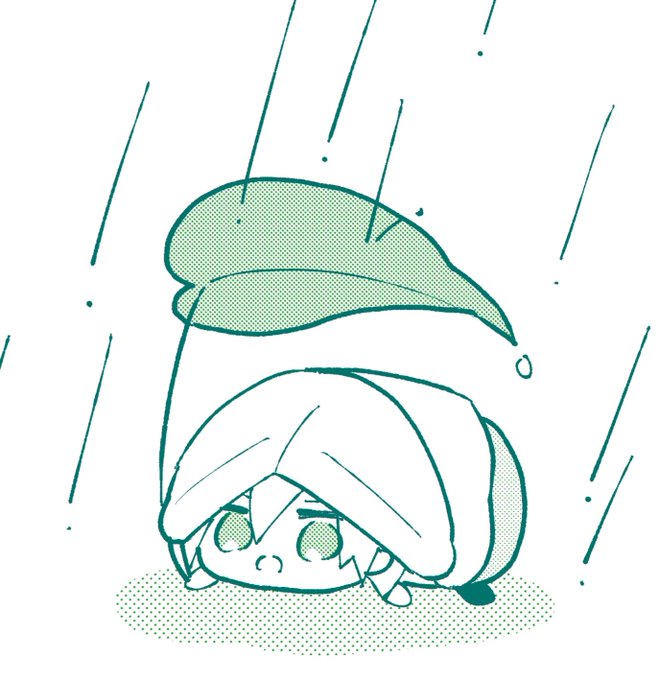 「雨 ショートヘア」のTwitter画像/イラスト(新着)