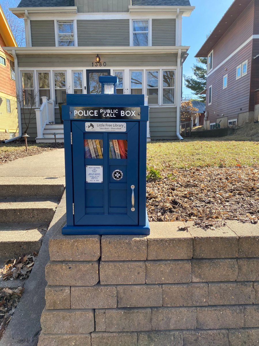 The Fifteenth Doctor has made his debut! The latest installment of Doctor Who premiered Friday, and we know you're excited. Show your Whovian pride with a TARDIS Little Free Library, and share stories that will transport readers through time & space 🌌⏳🛸 lflib.org/tardis