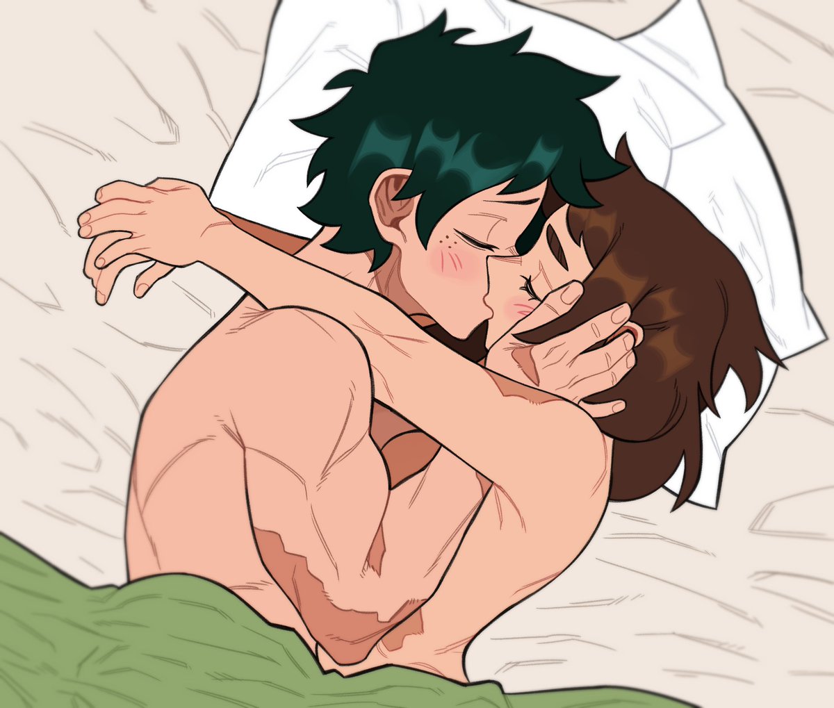 Morning Kiss!!💕 Izuocha Commission!! :))💕✨

#MHA #BNHA