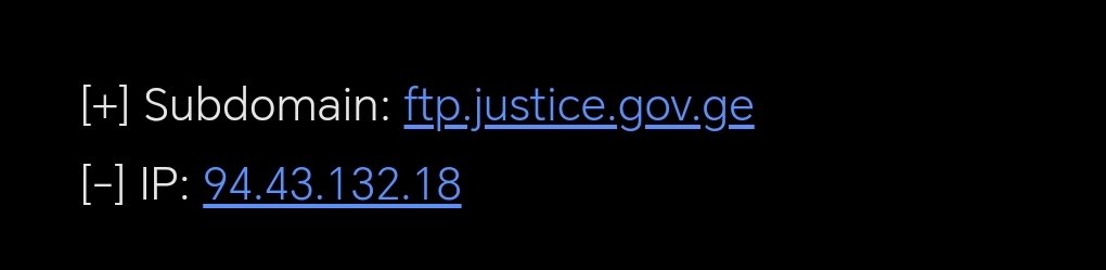 #OpGeorgia #Anonymous FTP justice.gov.ge hass been destroyed. #NoToRussianLaw @YourAnonTV #FreeGeorgia ❤️🇬🇪❤️ In protest of police brutality against protesters hurting them, no to Russian law, free Georgia, your dirty secrets remain. #AnonymousStandsWithGeorgia