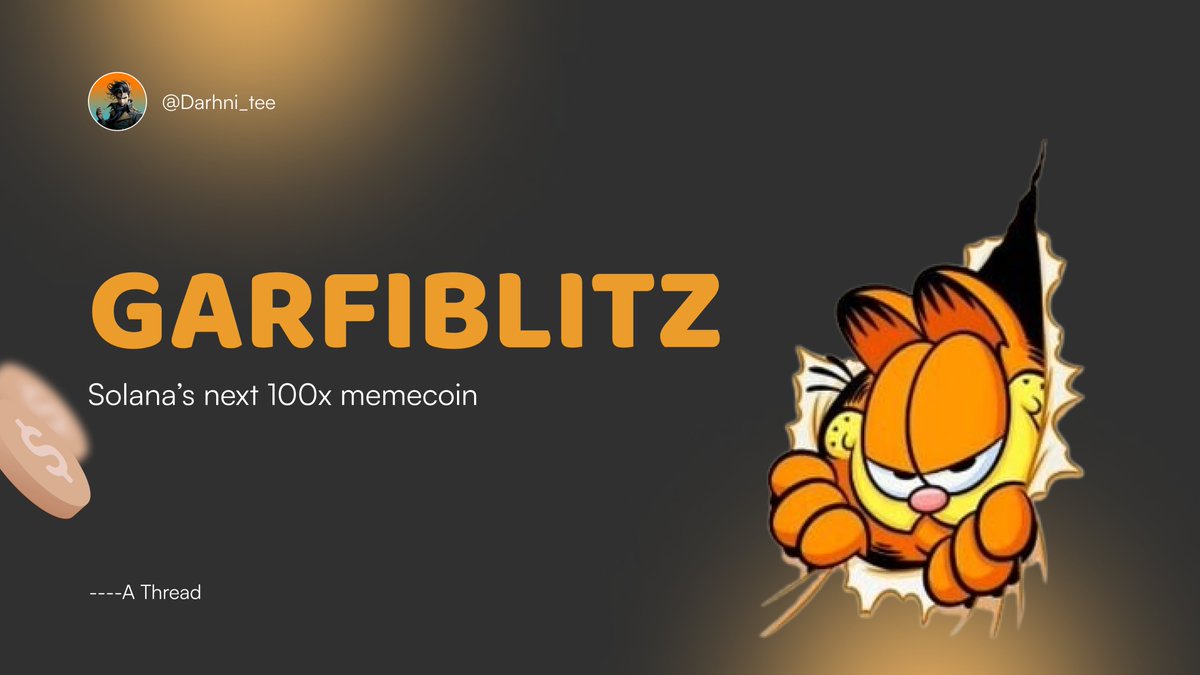 Darhni_tee's tweet photo. After hours of searching, I finally found the next 100x on Solana which is @Garfi_Blitz, a meme coin coined from the fun & humor of Garfield with the power of Solana blockchain technology #Garfi
Like and retweet so others can see this too! https://t.co/QfMCQrd8ht