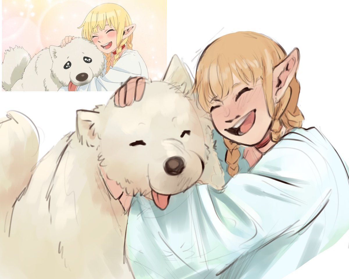 They are bestieeees, they are so cute🌸💖💕
.
#dungeonmeshi #TragonesyMazmorras #DelicinDungeon