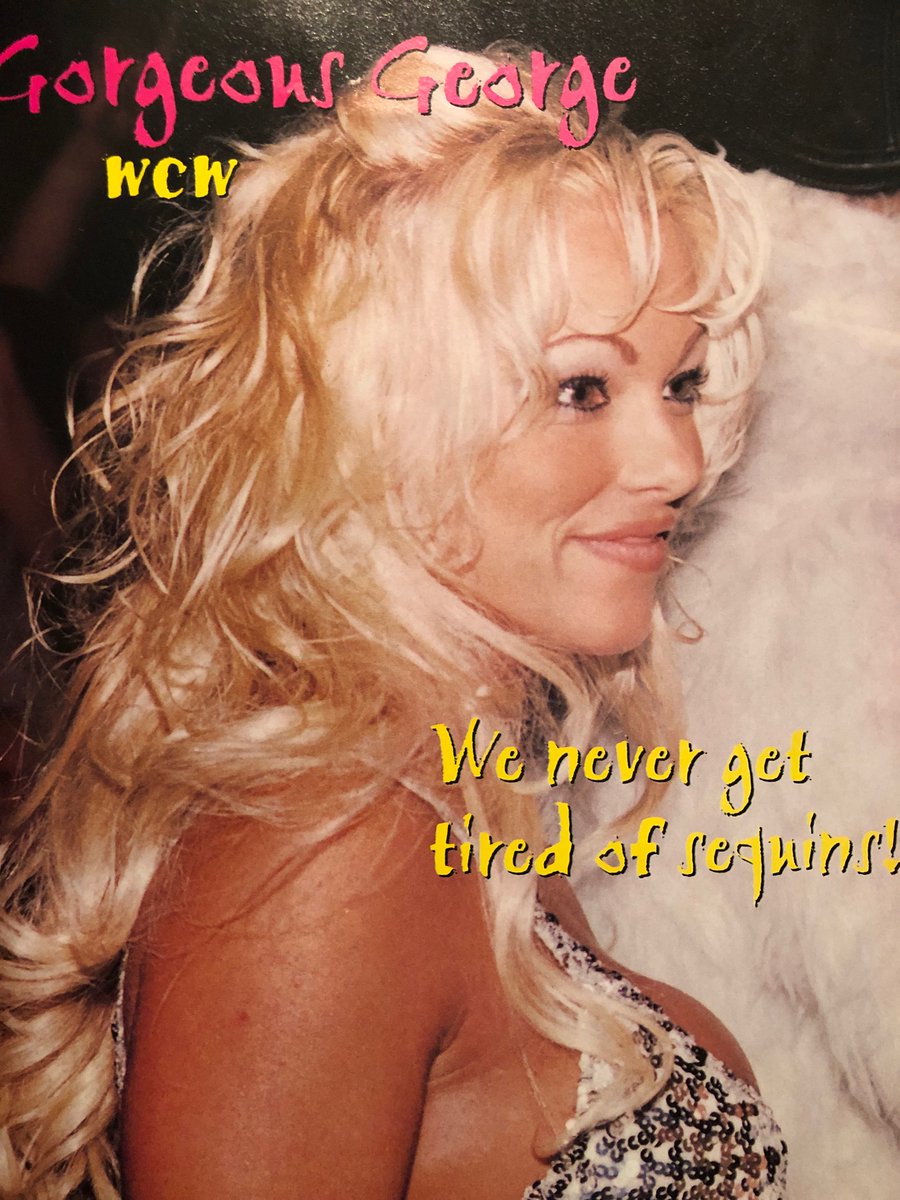 Gorgeous George from WOW magazine issue 8 #gorgeousgeorge #wrestling #classicwrestling #attitudeera #90swrestling #womenofwrestling #wcw #wowmagazine #machoman #randysavage #worldofwrestlingmagazine