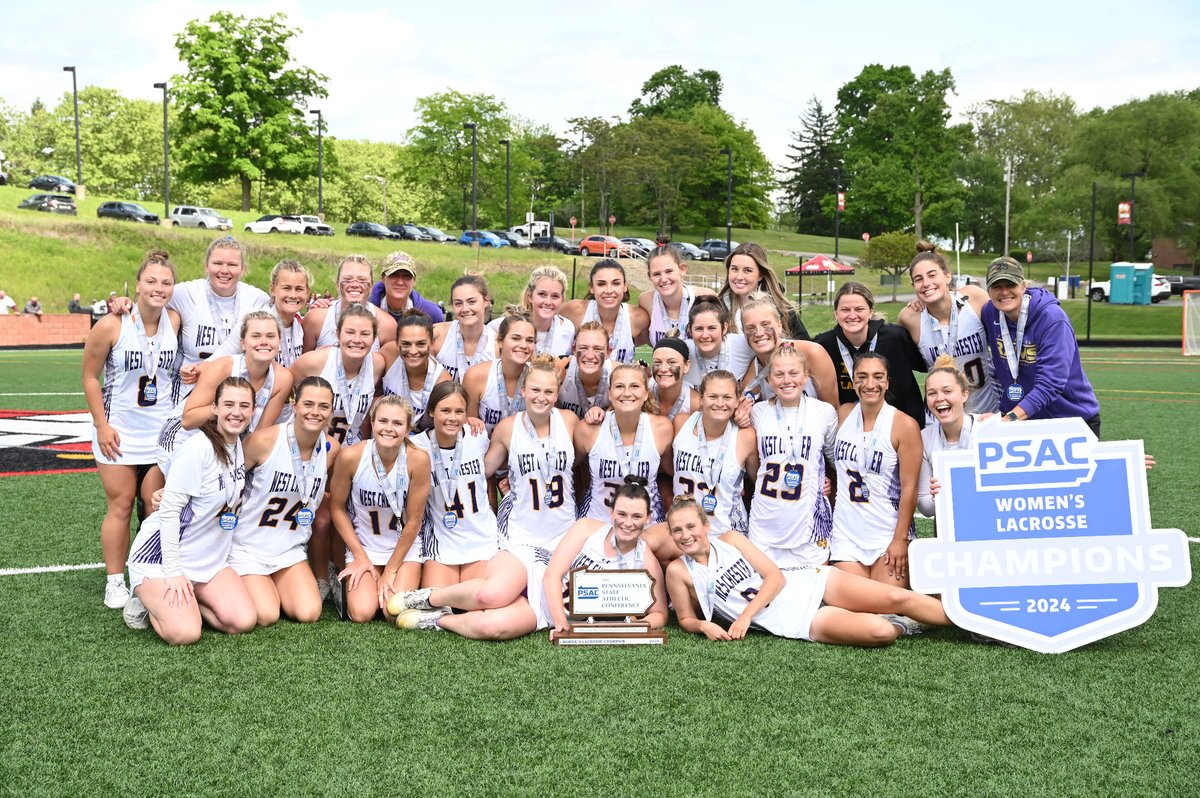 WHAT A SPRING! Three PSAC titles for West Chester as the Golden Rams swept the PSAC Softball, Baseball, and Women's Lacrosse Tournaments, going unbeaten in each! WCU is the first PSAC team to win all three in the same year! We aren't done yet!