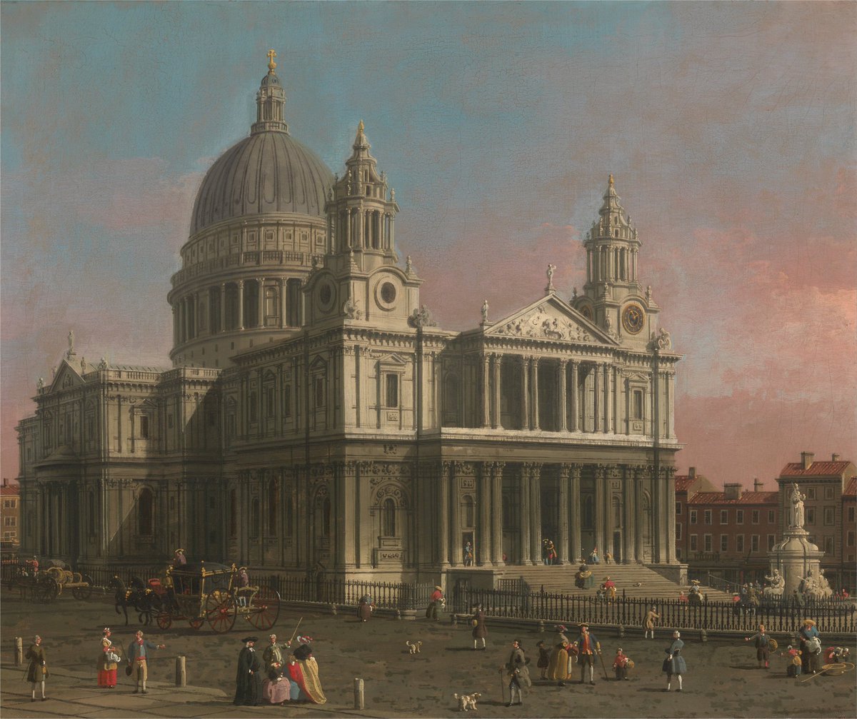 St. Paul's Cathedral (1754), by Canaletto