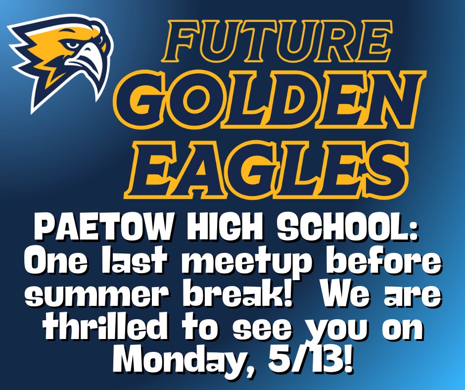 We are coming to see YOU during advisory.  We have important summer information to share.