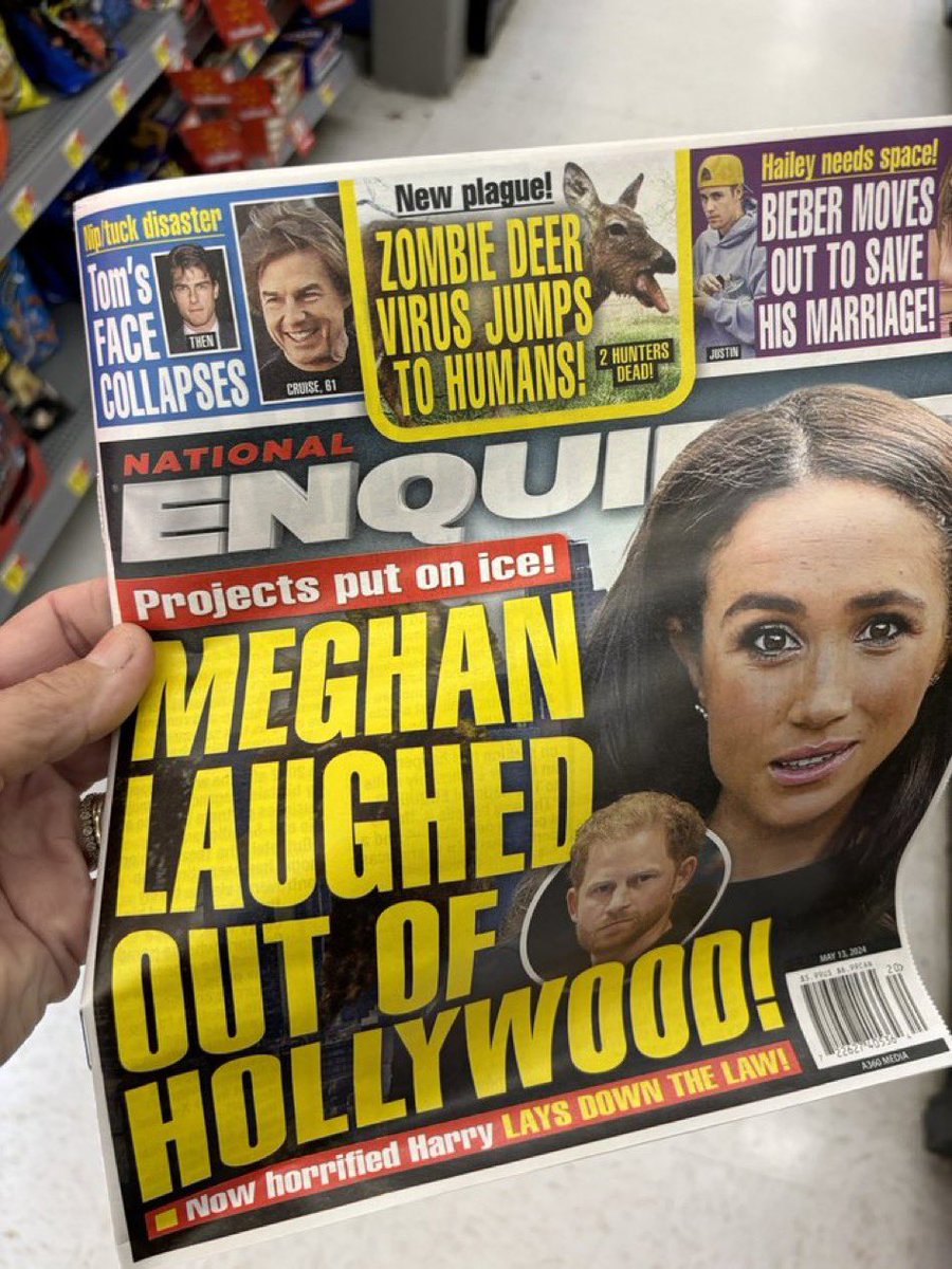 Meghan Markle is in Nigeria because she got laughed out of Hollywood… “We don’t have tabloids in America” What do you call this then you silly little tart! #FOMeghan #MeghanMarkleIsAConArtist
