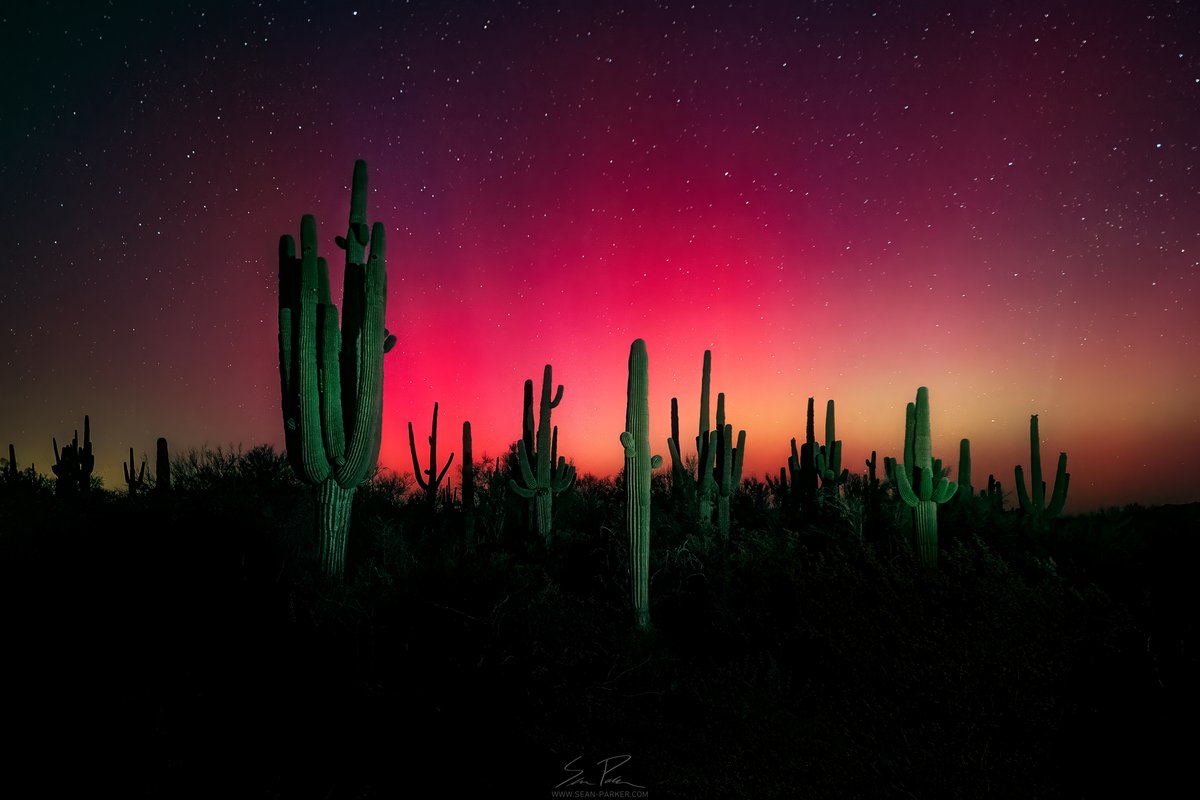 Sorry, but I gotta keep posting these! #arizona #aurora #tucson #northernlights