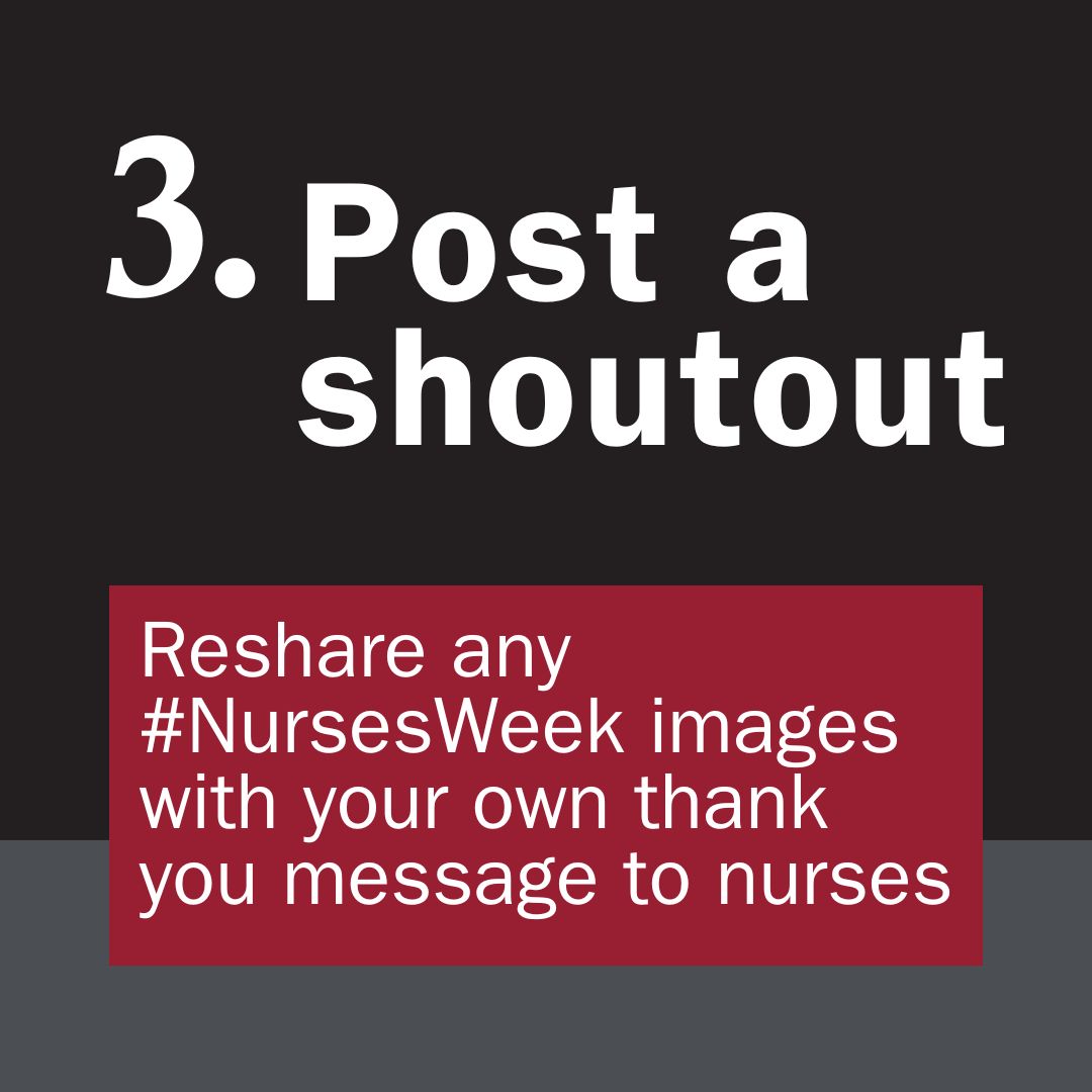 Have you thanked a nurse yet for #NationalNursesWeek? There is still time this week! 

Send a special nurse a Wambi, support them all through the Nursing Fund, or leave a thank you note in the comments!