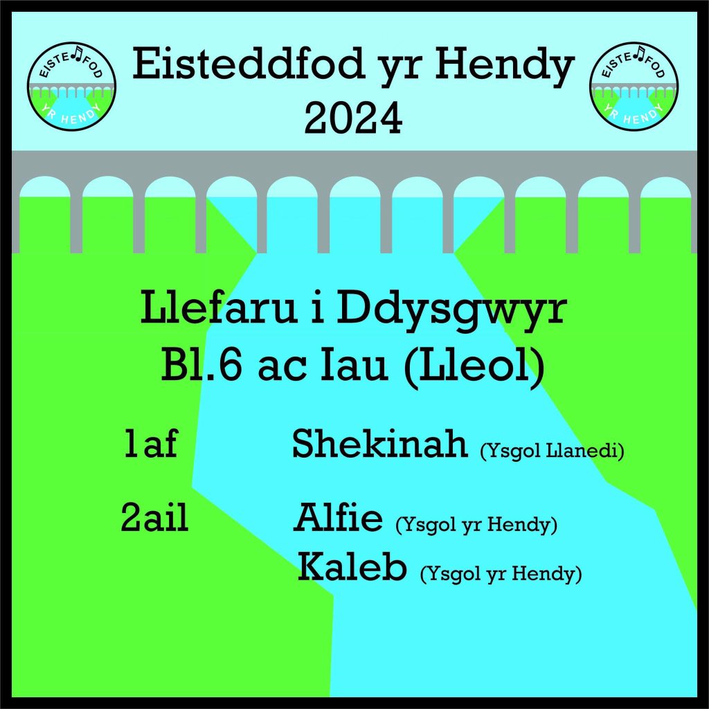 Eisteddfod Gadeiriol yr Hendy (@eisteddfodhendy) on Twitter photo 2024-05-12 22:54:23