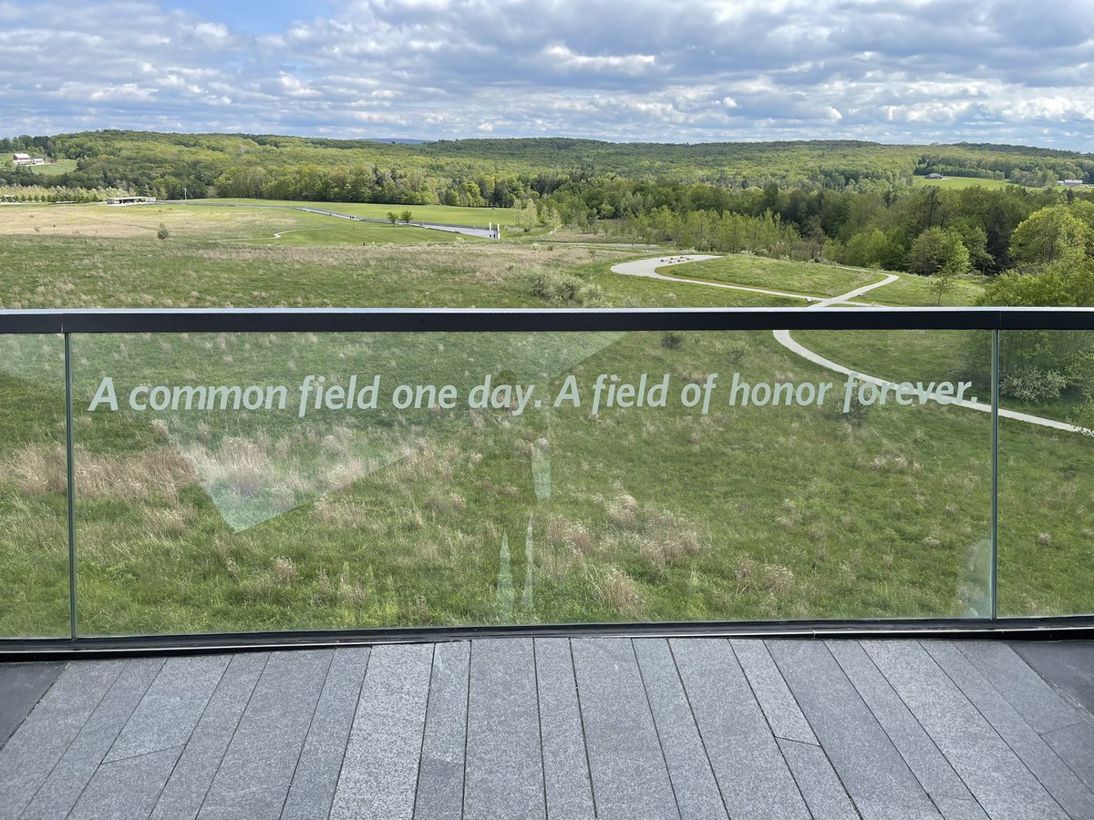 Today, I paid a long-awaited visit to the field where #Flight93 of United Airlines crashed on September 11, 2001. 
I’m overwhelmed by the bravery of these citizens who made the ultimate sacrifice to defend their country. 
#Pennsylvania 
#neverforget 
#September11
#911Memorial