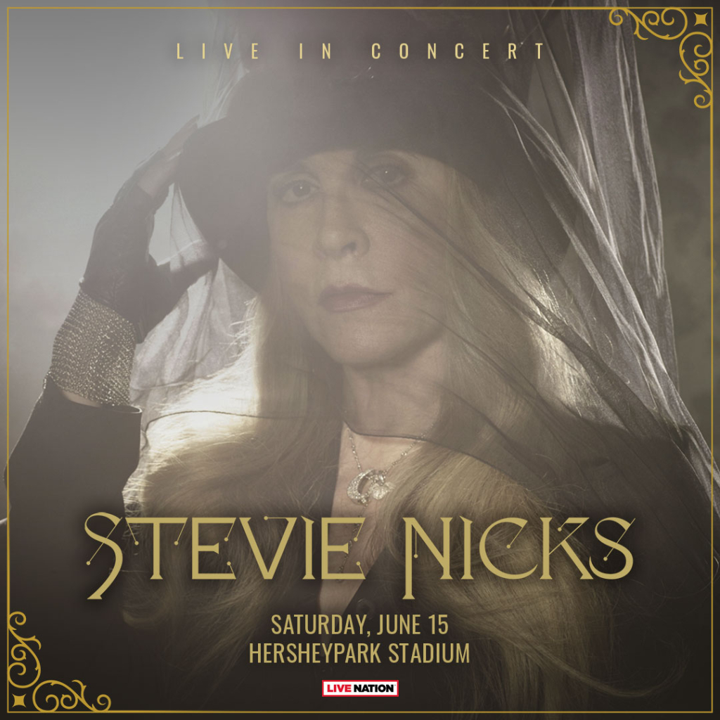 Win tickets to see Stevie Nicks at Hersheypark Stadium all week at 8:05 with Liz and Chris's Ticket Palooza on WARM 103.3. Be caller 10 at 855 WARM 103 to win!
