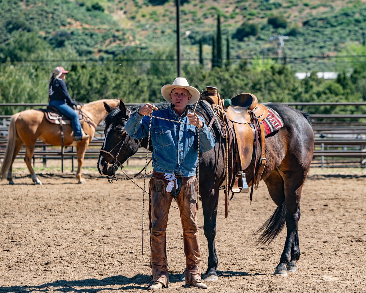 “Your horse is a mirror to your soul.  Sometimes you might not like what you see… Sometimes you will.” -Buck Brannaman 

It was such an honor to finally meet the legendary Buck while he was teachin at one of his horse clinics a few weeks ago! 

#horsepeople