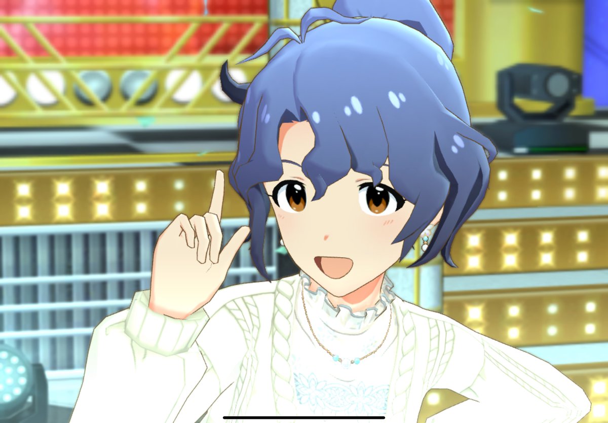 #ミリシタスクショ朝の1枚
あっあっあっあっ…なんかしゅき…！