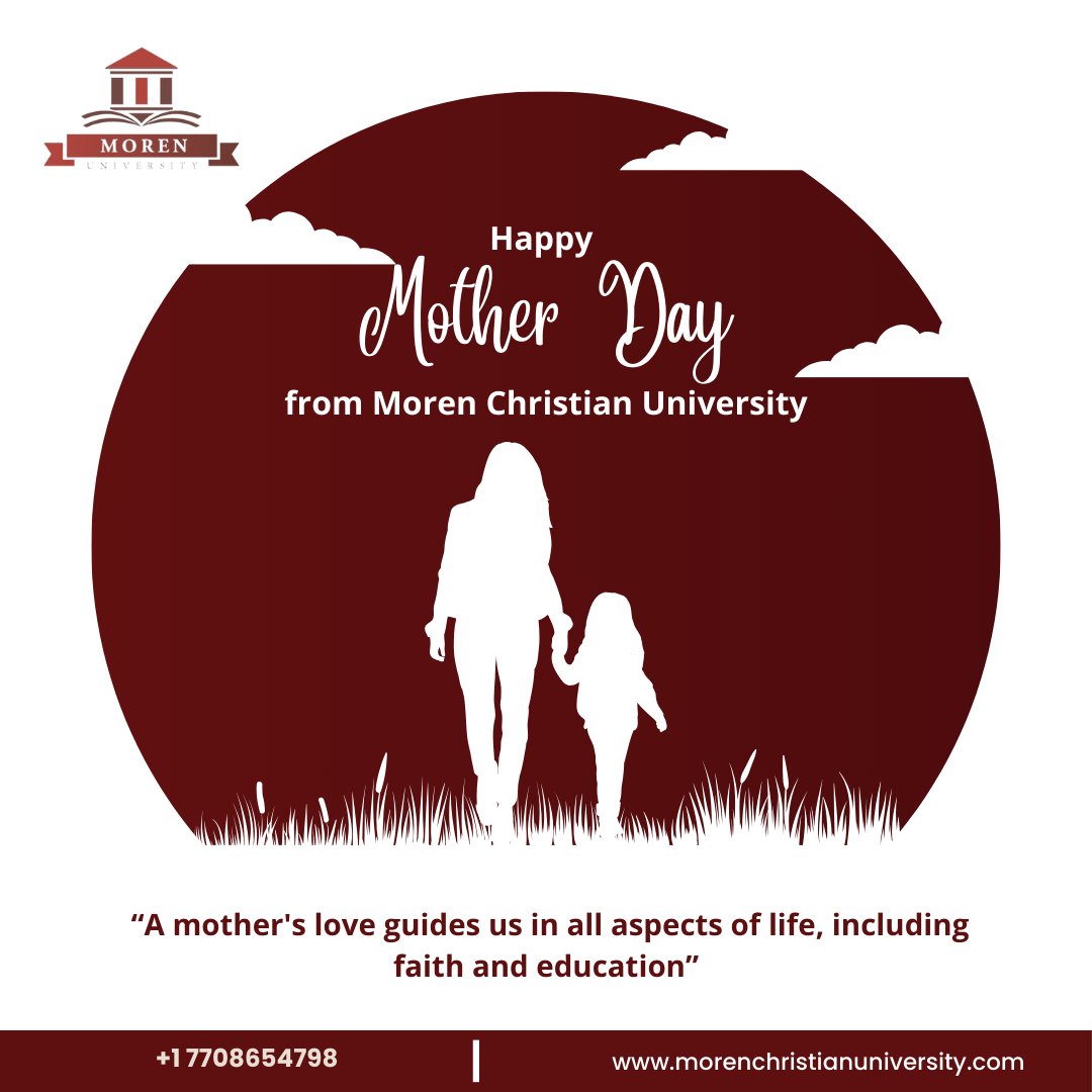 Juggling motherhood and education can be tough, but you've got this, Mom!   Happy Mother's Day!

#mothersday #onlinedegrees #morenchristianuniversity #onlineeducation #nevertoolate #FlexibleLearning #ScholarshipOpportunities #motherhood