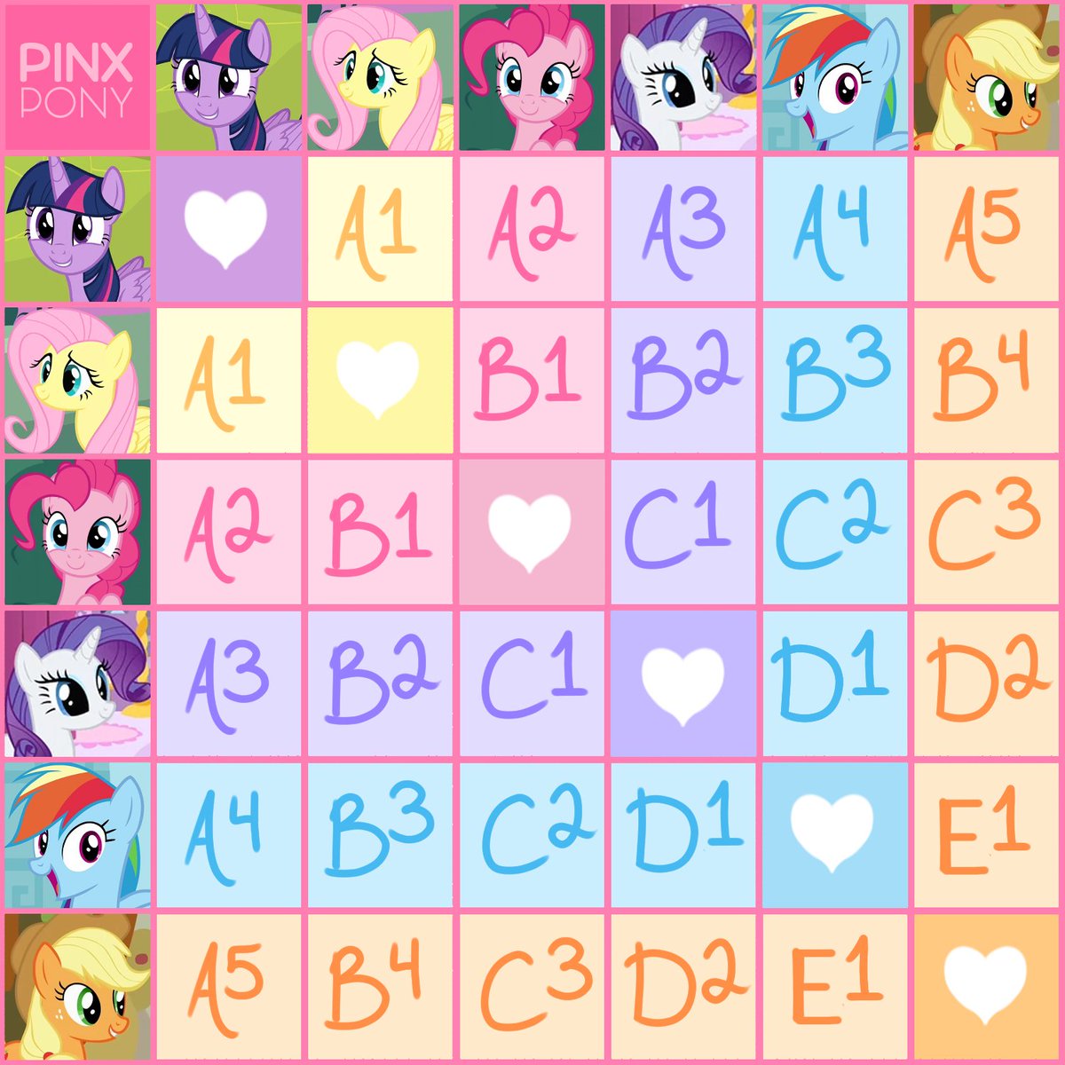 pinxpony's tweet image. working on some mane 6 fusions! 
gonna design a few before I allow any preclaims, but they'll probably be around 2️⃣5️⃣ each 🫶💕