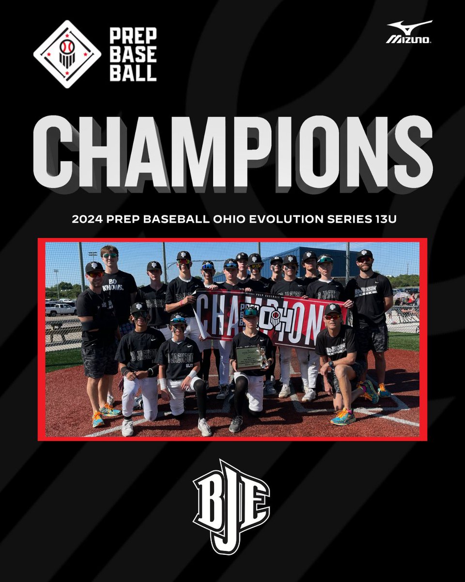Prep Baseball Ohio Jr Scouting Coverage (@pbohiojrscout) on Twitter photo 🏆2024 Prep Baseball Ohio Evolution Series🏆
🥇13U CHAMPIONS🥇
<a href="/BJEBaseball/">Bo Jackson Elite Baseball</a> 13U Valentine 🏆2024 Prep Baseball Ohio Evolution Series🏆
🥇13U CHAMPIONS🥇
<a href="/BJEBaseball/">Bo Jackson Elite Baseball</a> 13U Valentine