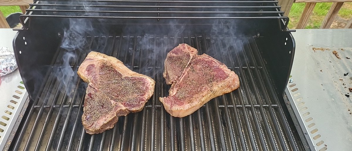 Mom wanted steaks!