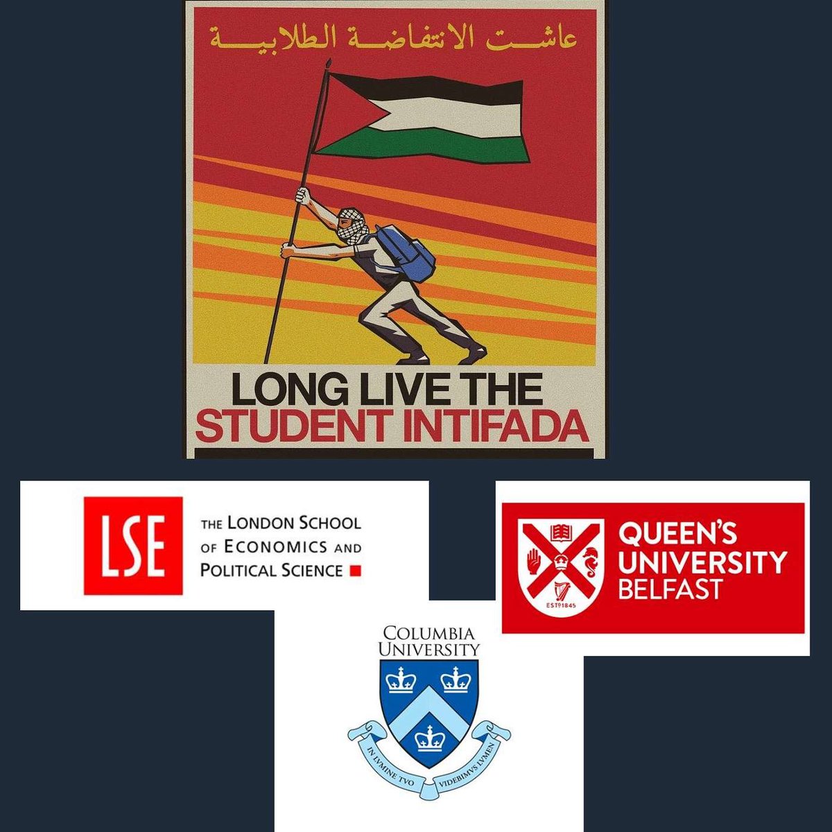 The #StudentIntifada Spreads–A Conversation with Activists from #ColumbiaU, #LSE, and #QueensUniversityBelfast

speakingoutofplace.com/2024/05/12/the…

#PalestineSolidarity #GazaSolidarityEncampments #GazaSolidarity #StudentProtests #StudentActivism #BDS #StateRepression #Gaza #Palestine