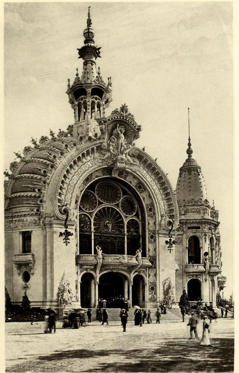 “ The Palace of Sciences, Arts and Letters at the Exposition Universelle in 1900, Paris” Don’t let anyone tell you this is a paper mache / cardboard/ lumber / plaster building. That is a ridiculous cover story. They can’t tell you the truth. It reveals a hidden history.