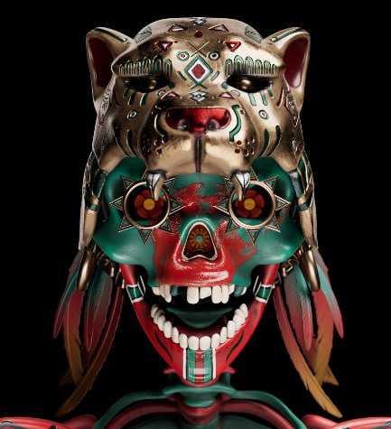 This is a Jaguar Warrior from the Aztec Bone Army. We will no longer drop these on 6/6 as planned. 💀 Join Fugitives Friday to learn how things are changing. #HBARNFTs #BeLikeWater #GameOver #DeathBringsLife