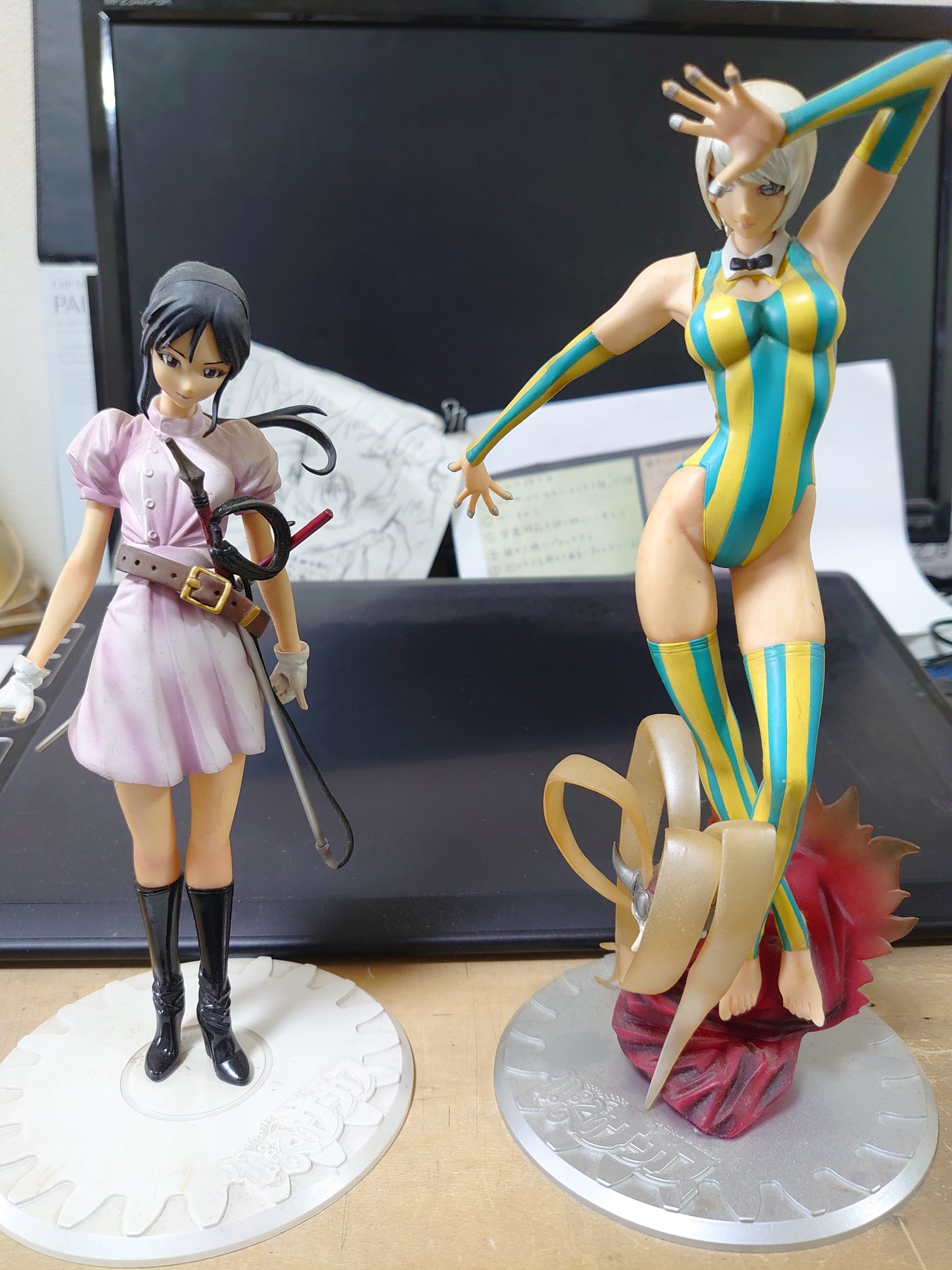 からくりサーカス しろがね＆リーゼ フィギュアセット 藤田和日郎 على X: 