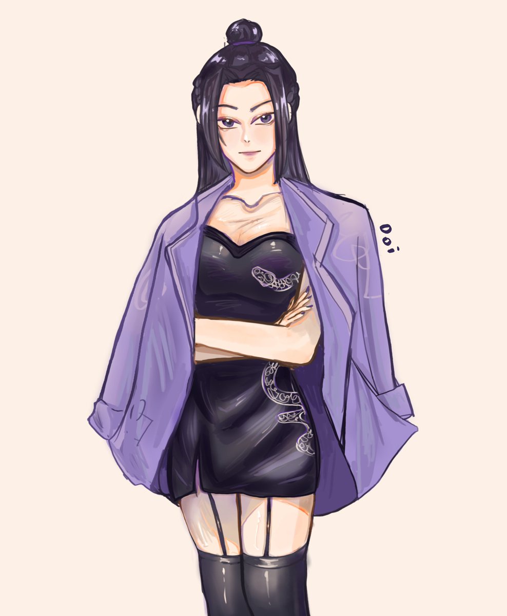 Jiang Cheng fem!
minidress🥺💜
#JiangCheng #江澄