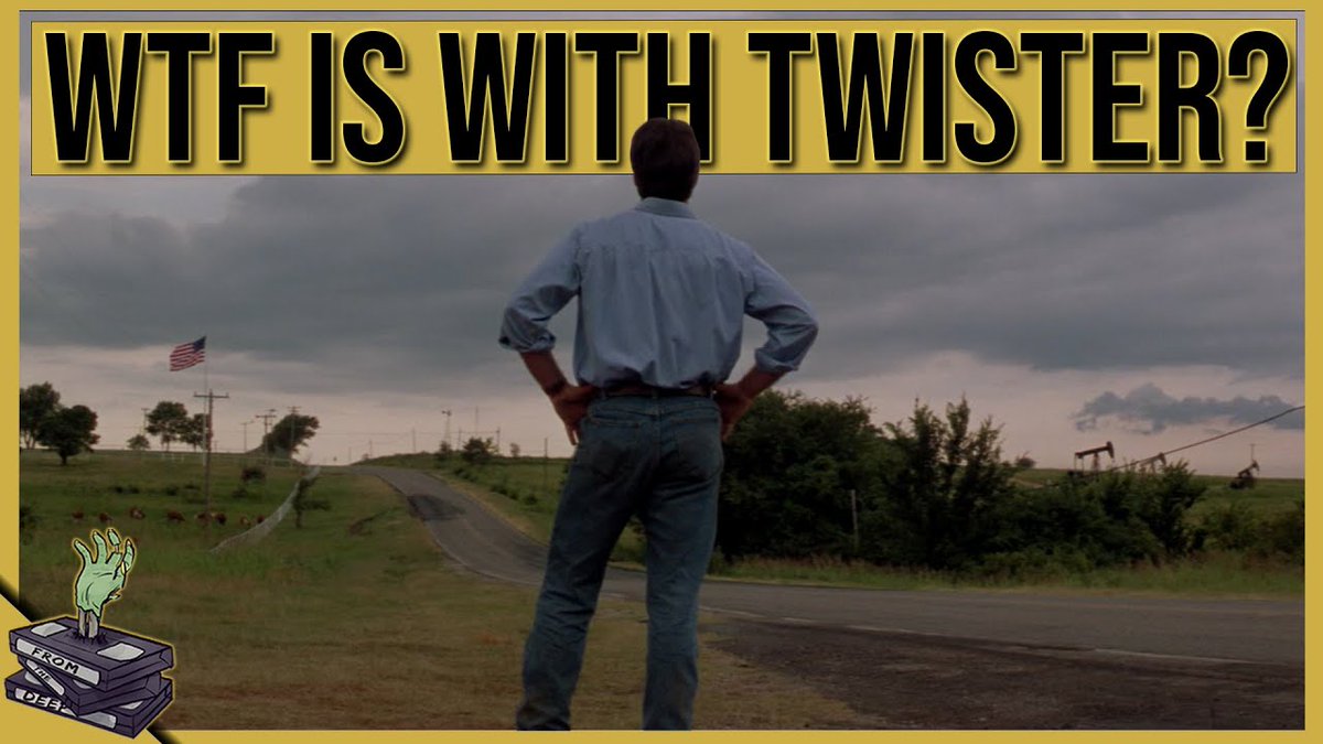 Today we are talking about the 1996 film #Twister from director #JanseBont, a film about #HelenHunt taking revenge on #tornadoes for one killing her dad.....we think.
youtu.be/HIxrb_hQ7GE

#Movies #moviereview #YouTube #youtubechannel #funny #twisters #90smovies #classicmovies