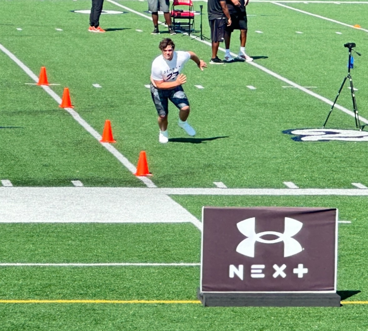 I had a great time competing at #UANext camp in Charlotte, NC today.  @GATABHSdevils @NwGaFootball @NEGARecruits @RecruitGeorgia @ChadSimmons_ @247Sports @DemetricDWarren @TheUCReport @TomLuginbill @CraigHaubert @UANextFootball
