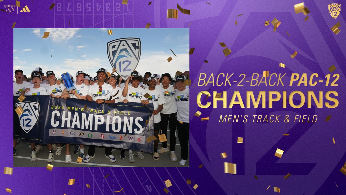 🏆 𝑩𝑨𝑪𝑲-2⃣-𝑩𝑨𝑪𝑲 🏆 We're out on top! Thanks for the memories @pac12 #GoHuskies