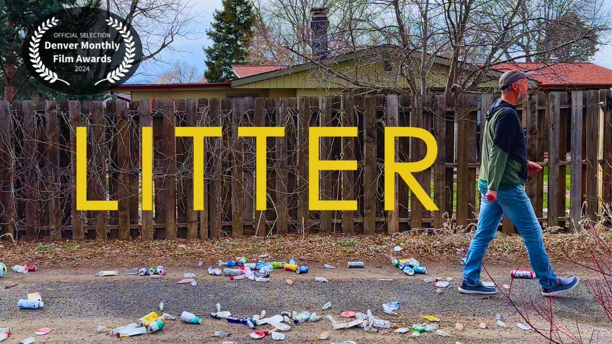 Please excuse me for tooting my own horn... 

My short film 'Litter: The Unexpected Joy of Picking Up Trash' has been selected for inclusion in the 'Denver Monthly Film Awards' festival.

I'm thrilled!

This was a fun creative project for me about a topic I care deeply about.
