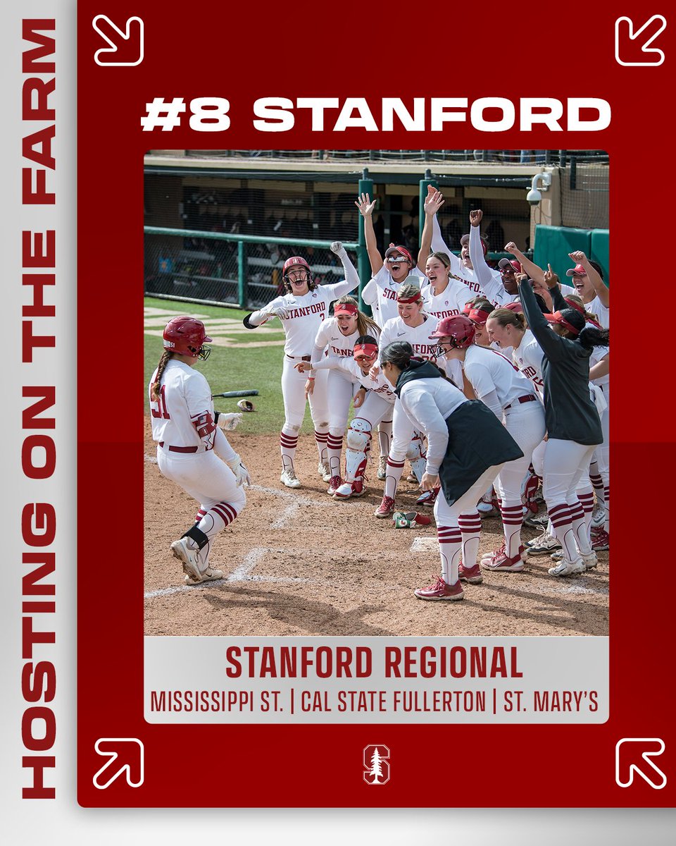 Bringing the postseason to The Farm!! The Card will host the NCAA Regionals this weekend! #GoStanford