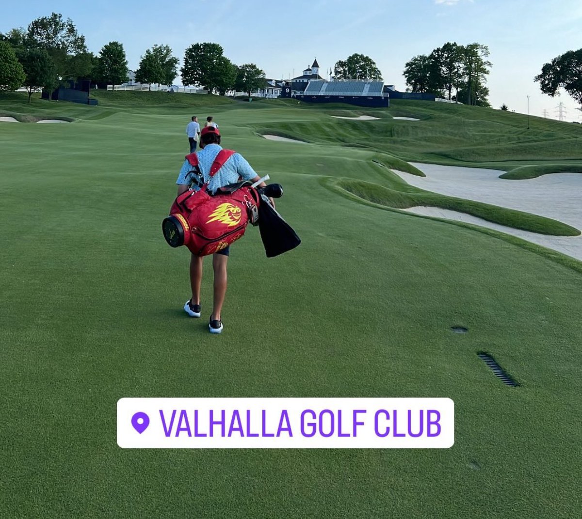 David Puig is already on site at Valhalla getting a late evening practice round in tonight via his IG story, Super pumped to see how he plays this upcoming week 👍🏼