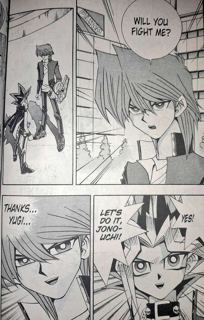 A promise between friends #yugioh #manga #yamiyugi #joeywheeler