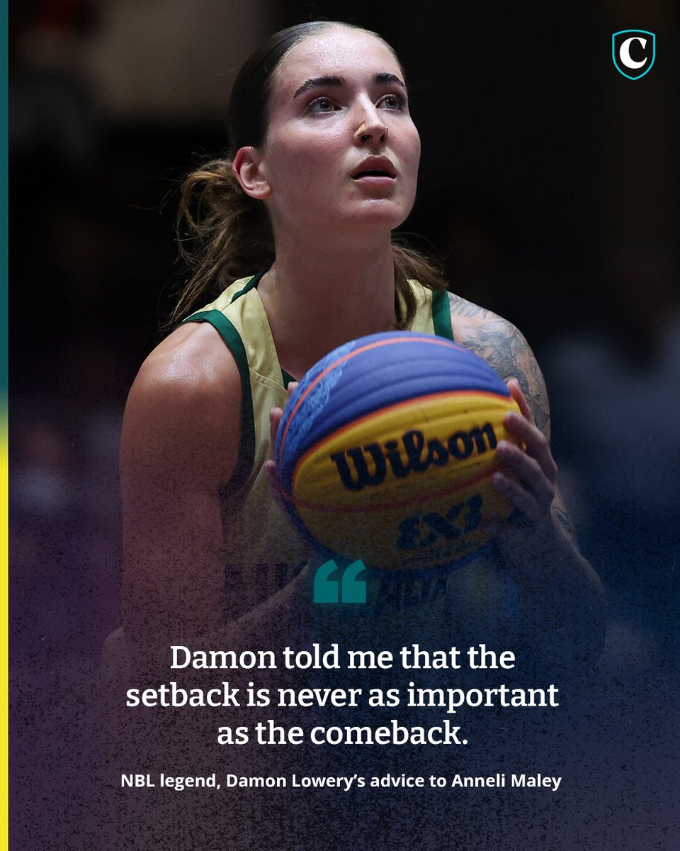 'The setback is never as important as the comeback”
How @DamonLowery8 inspired Anneli Maley to put aside her mental demons after a failed WNBL finals campaign to help Australia qualify for the 3x3 at this year's Paris Olympics.
READ: @codebballau 
codesports.com.au/olympics-paral…