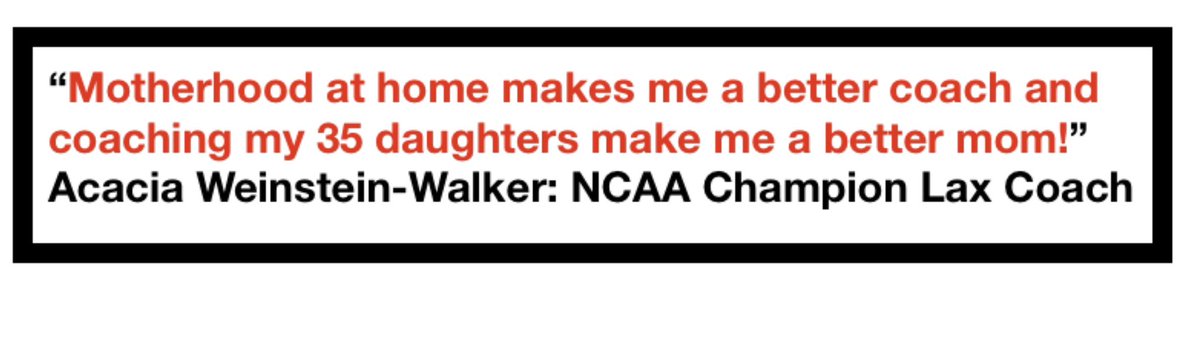 True MOM power! Coach Acacia with one of the best quotes re what makes her a great mom to her “35 daughters”! @bcwlax #championmindset  #winandadvance