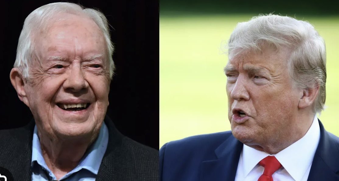Jimmy Carter says four more years of Donald Trump would be a “disaster!”

Drop a 💙 and Repost if you agree with him!