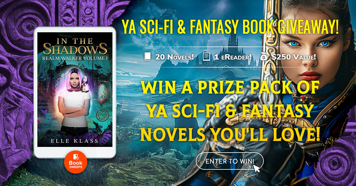 If you want another young adult sci-fi and fantasy book to add to your TBR pile, you can enter to win my book, In the Shadows, on @BookSweeps today — plus 20 exciting Young Adult Sci-Fi & Fantasy novels AND a brand new eReader :D bit.ly/young-adult-sc… #books #amreading