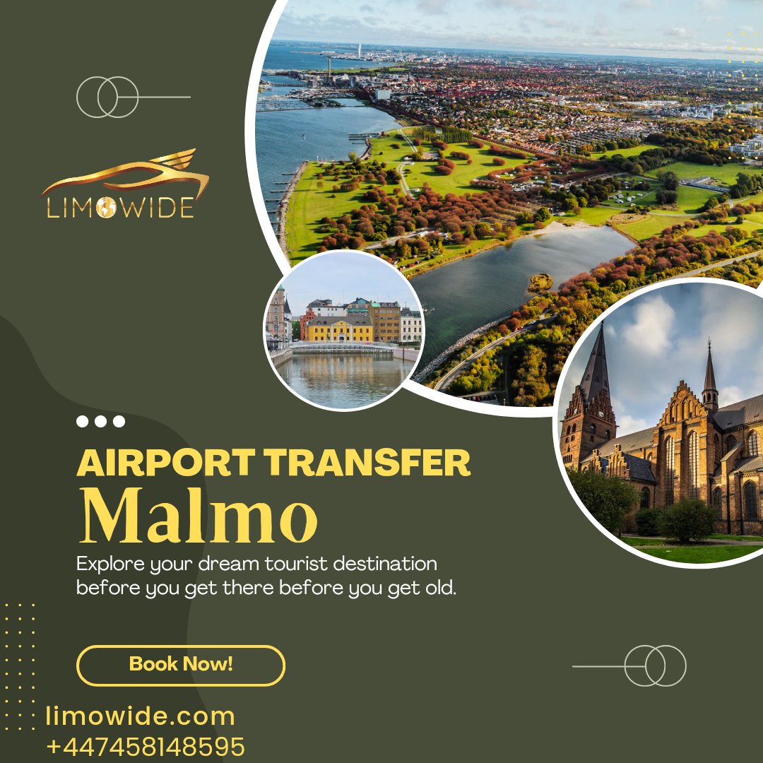 Malmo, in the south of Sweden, is a beautiful and bustling city. Whether you’re a native or just in town for a vacation, our Limowide Private Taxi service will make moving about this beautiful city a breeze.  #Limo #Airporttransfer #Privatetaxi #TaxiMalmo #Limousine