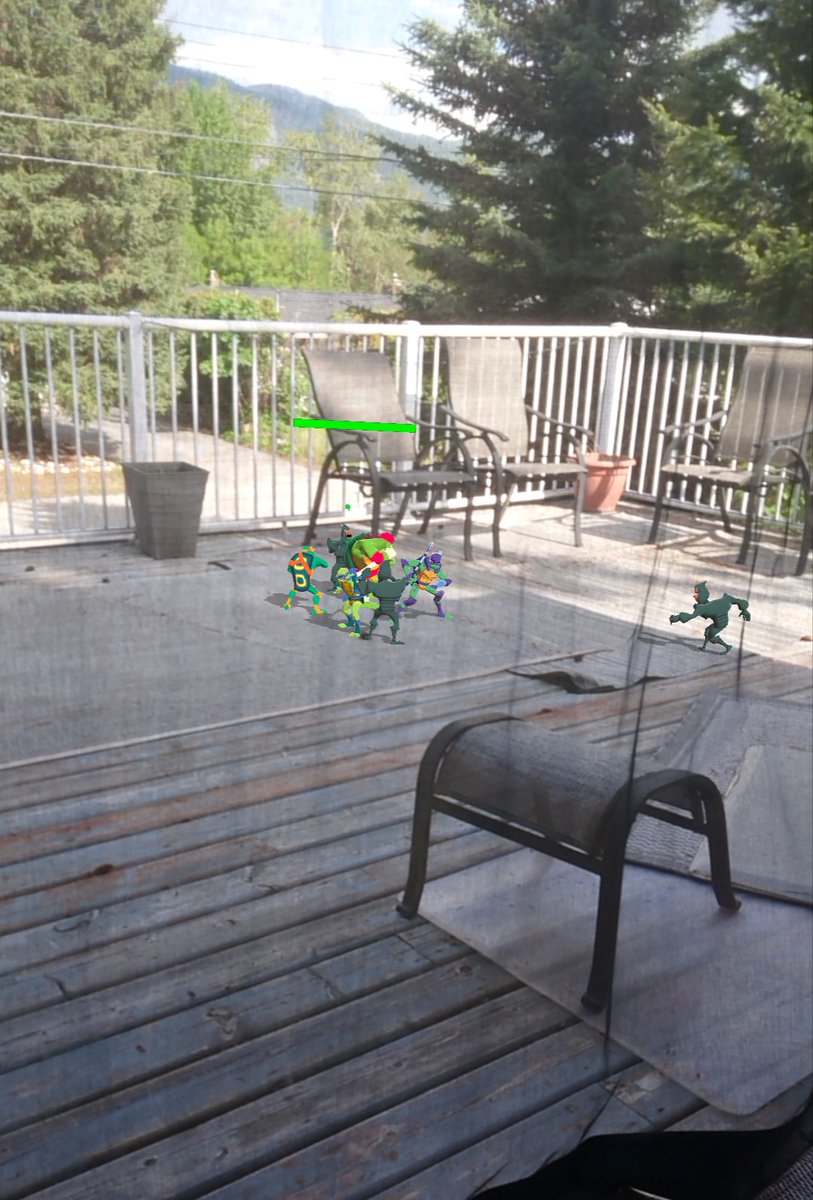 Min04Kits's tweet photo. GUYS GUYS GUYS, I heard something out on my deck, and when I went to look, there was a tiny fight happening?!

#rottmnt #SaveROTTMNT #SaveRiseoftheTMNT #UnpauseROTTMNT #UnpauseRiseoftheTMNT #RiseSeason3 #socute #sosmall https://t.co/sjLrAmfzwd