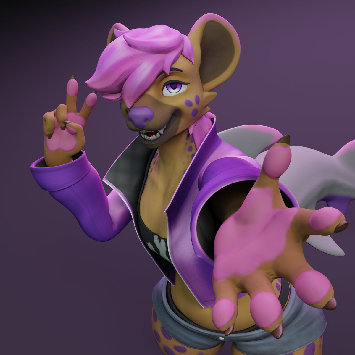 AdTrashtar's tweet photo. I haven't posted these before, look at the amazing renders @Archival0000 has done of my sharkyeen! https://t.co/wQienp7dbG