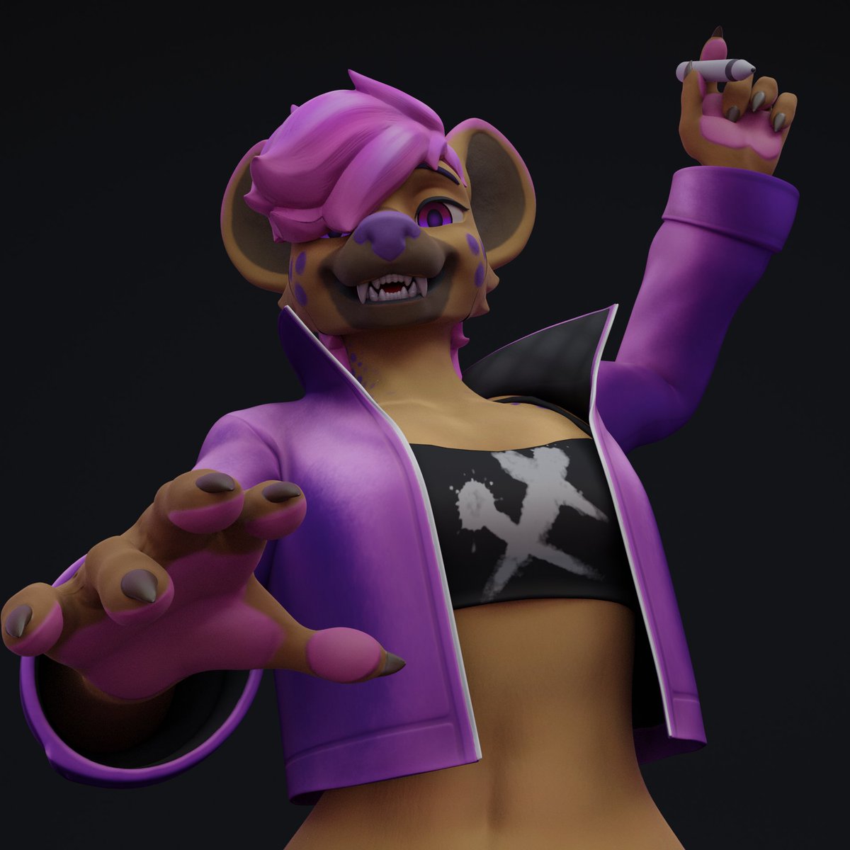 AdTrashtar's tweet photo. I haven't posted these before, look at the amazing renders @Archival0000 has done of my sharkyeen! https://t.co/wQienp7dbG
